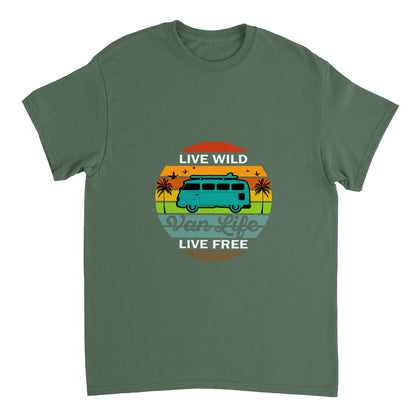 Live Wild Live Free Crewneck T-shirt