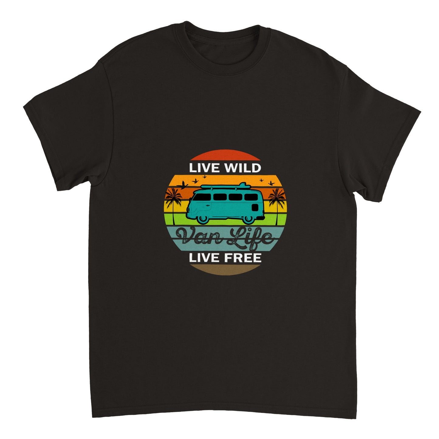 Live Wild Live Free Crewneck T-shirt