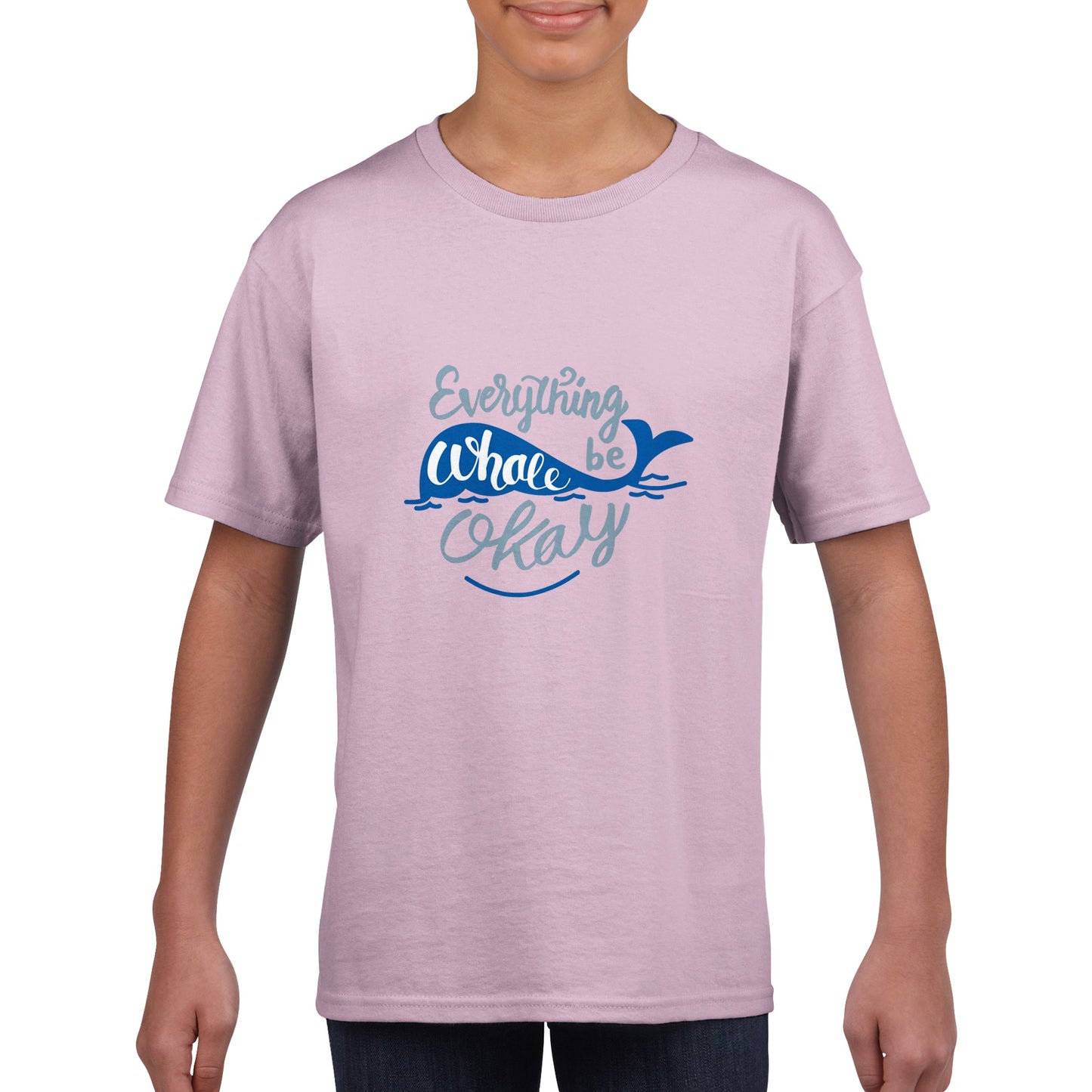 Everything WHALE Be Okay Kids T-Shirt