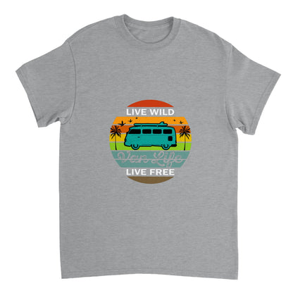 Live Wild Live Free Crewneck T-shirt