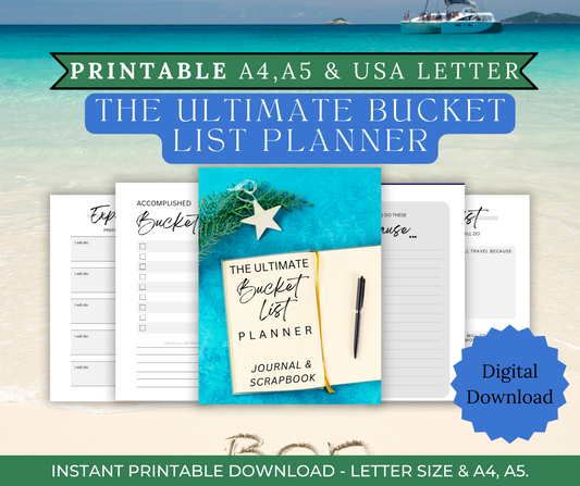 Bucket list downloadable PDF