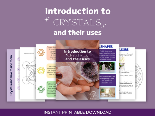 Crystals and their Uses Downloadable Workbook