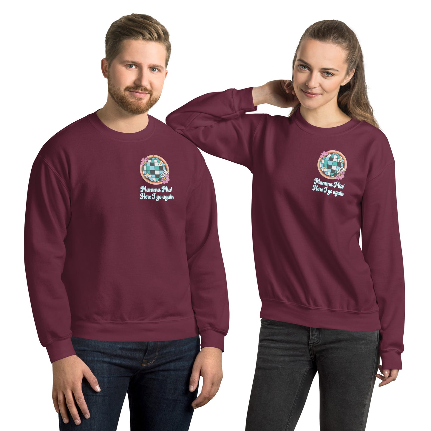 Mama Mia Disc ball Unisex Sweatshirt