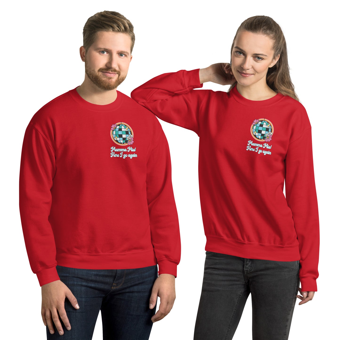 Mama Mia Disc ball Unisex Sweatshirt