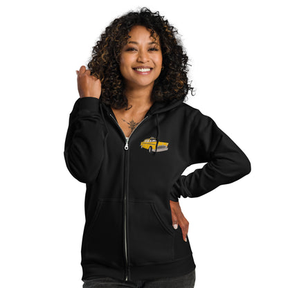 Big Yellow Taxi Unisex Zip Hoodie