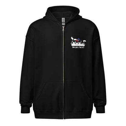 Do You Hear the People Sing? Unisex Zip Hoodie