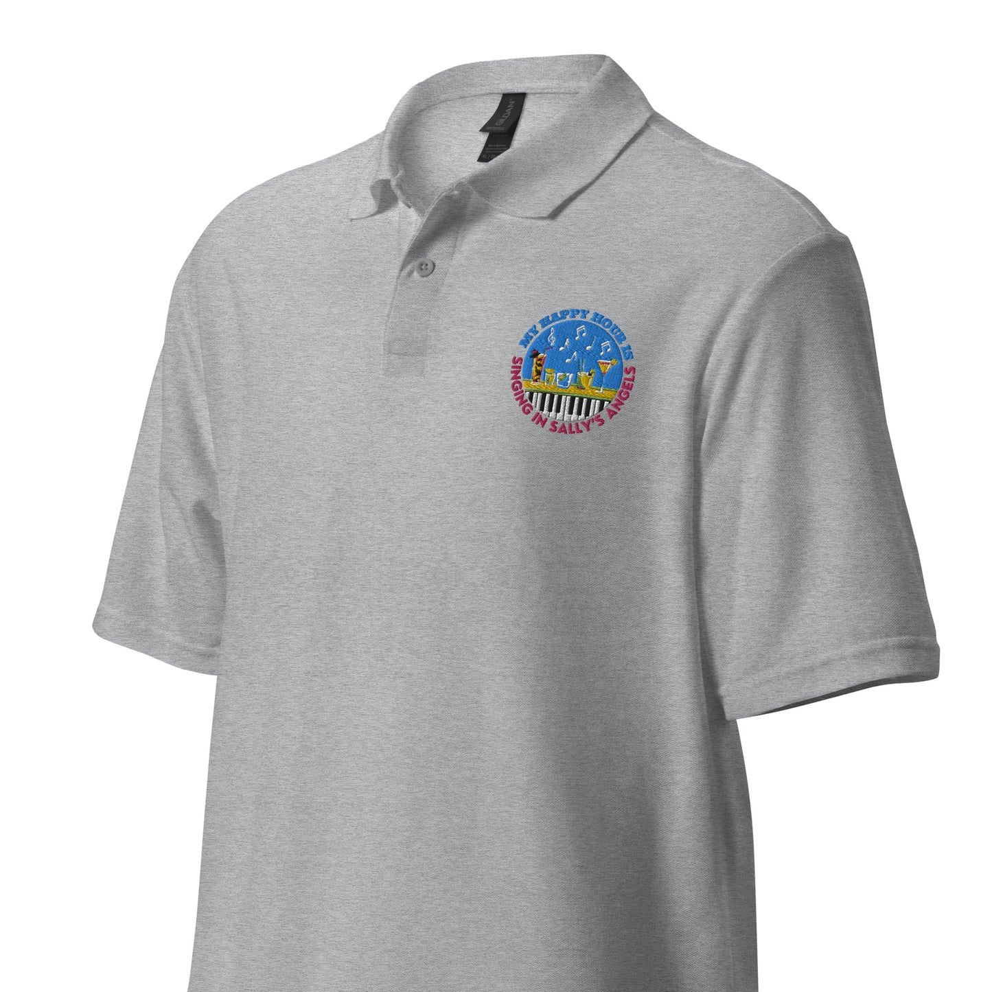 Sallys Angels Happy place polo shirt