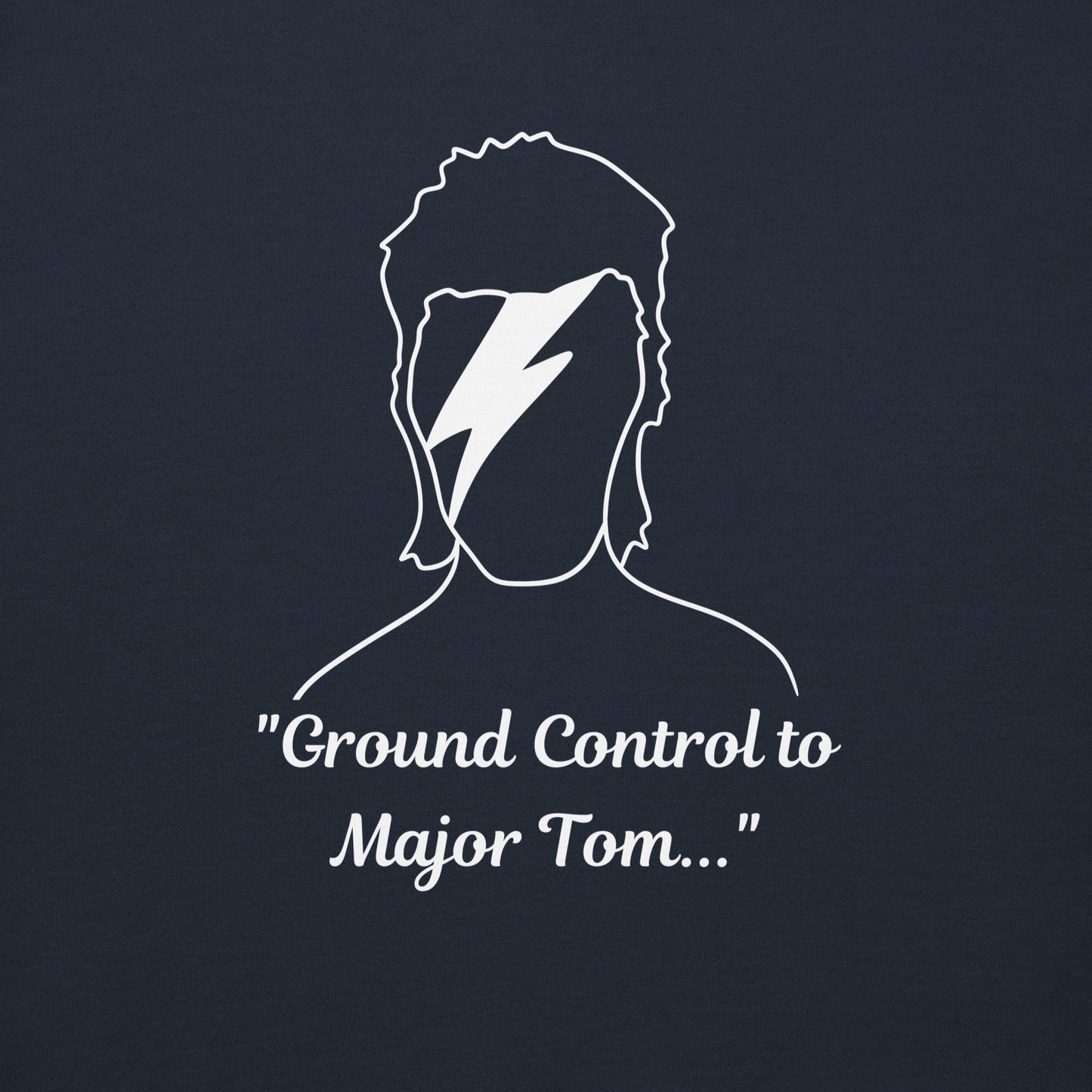 Ground Control to Major Tom Bowie Unisex Hoodie