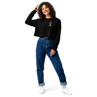 Mamma Mia Retro Crop Sweatshirt