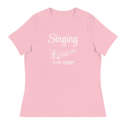 Singing is my Therapy Women's Relaxed T-Shirt