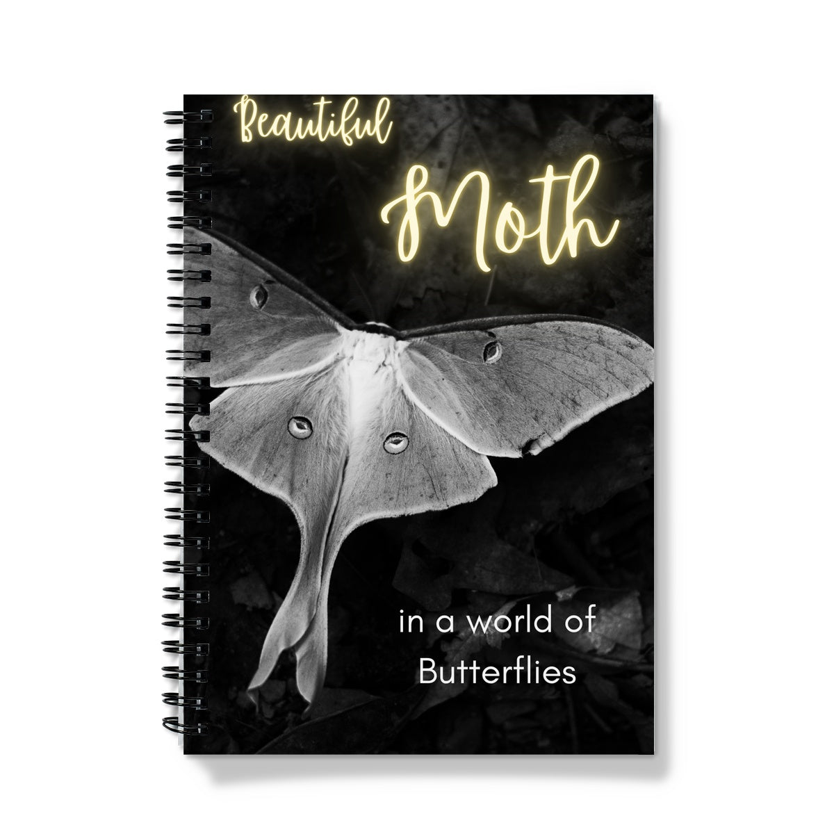 Beautiful Moth Notebook