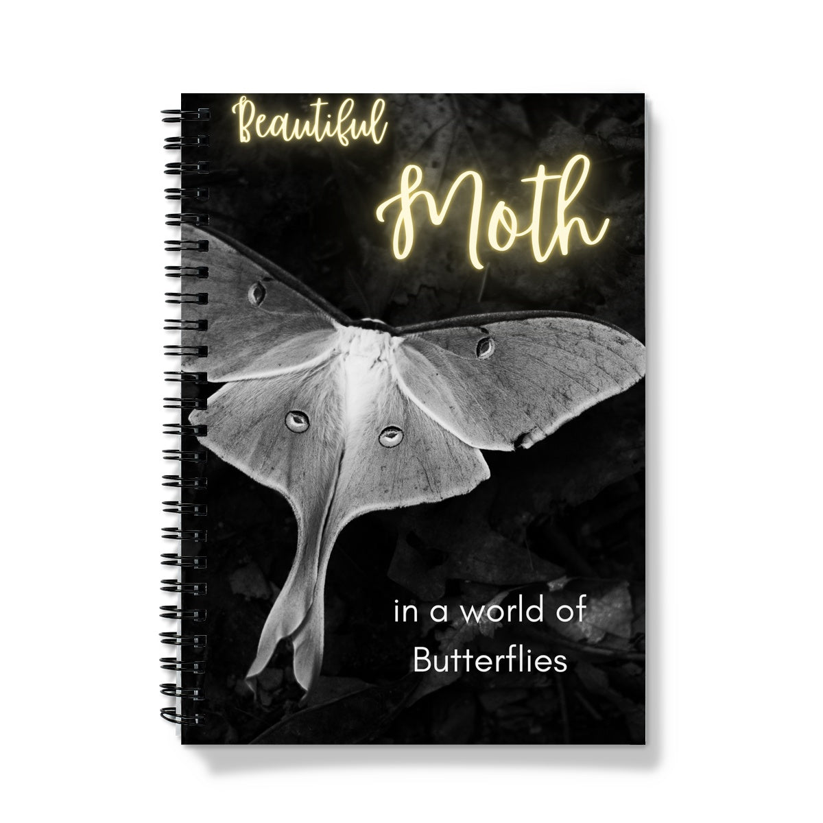 Beautiful Moth Notebook